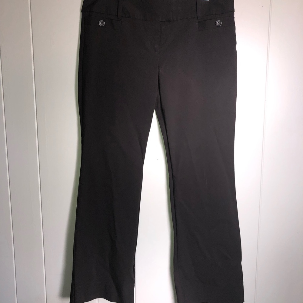 The Limited Drew Fit Brown Bootcut Dress Pant